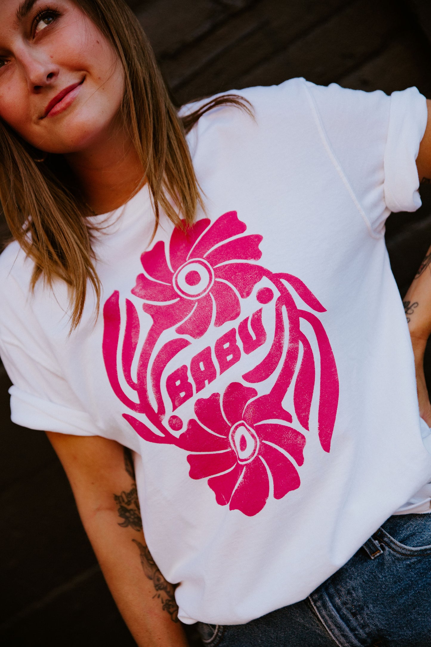 Flower power tee