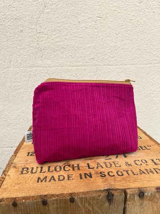 Stash all pouch * razzle- gold zipper