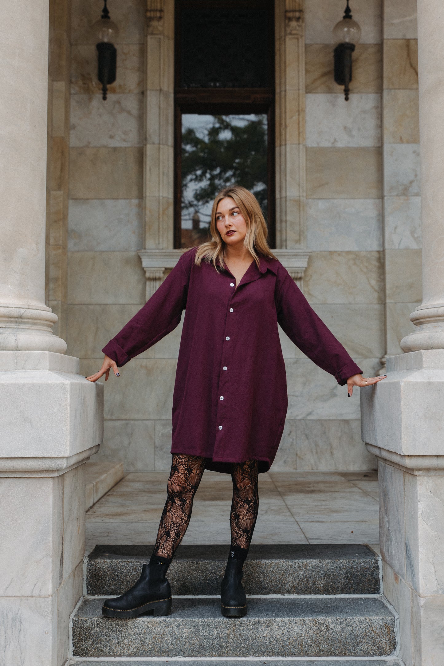 The shirt dress *mulberry