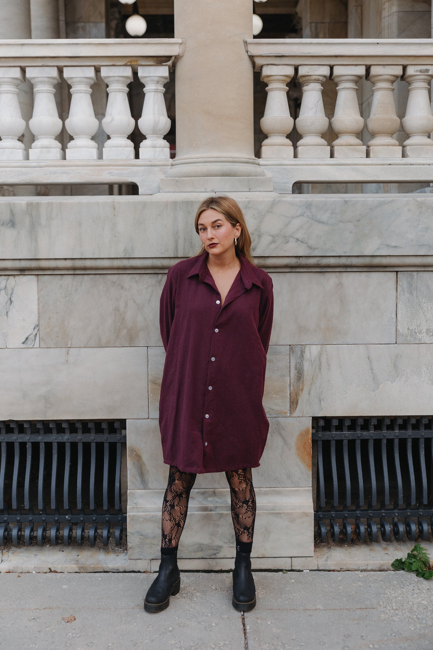 The shirt dress *mulberry