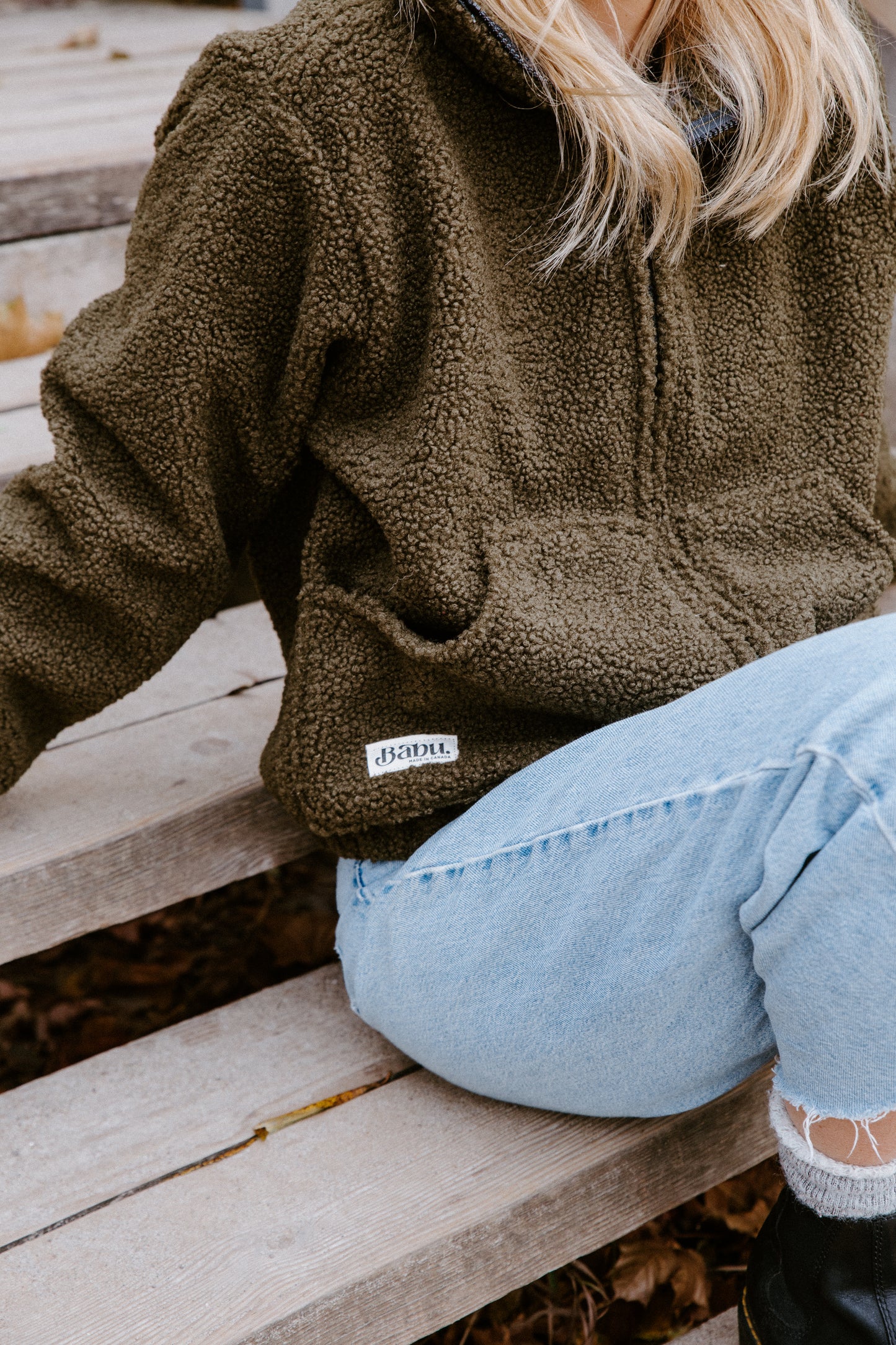 Chalet zip up *pine