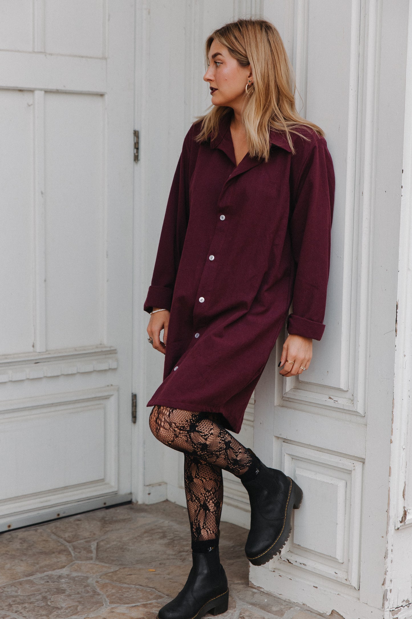 The shirt dress *mulberry