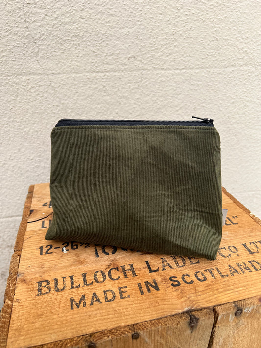 Stash all pouch *olive - black zipper