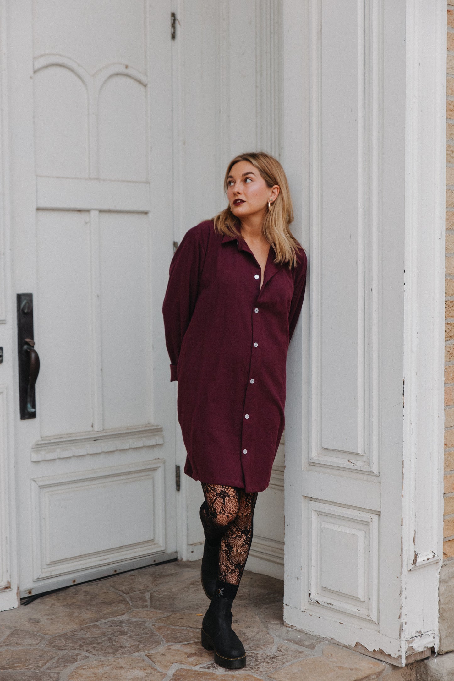 The shirt dress *mulberry