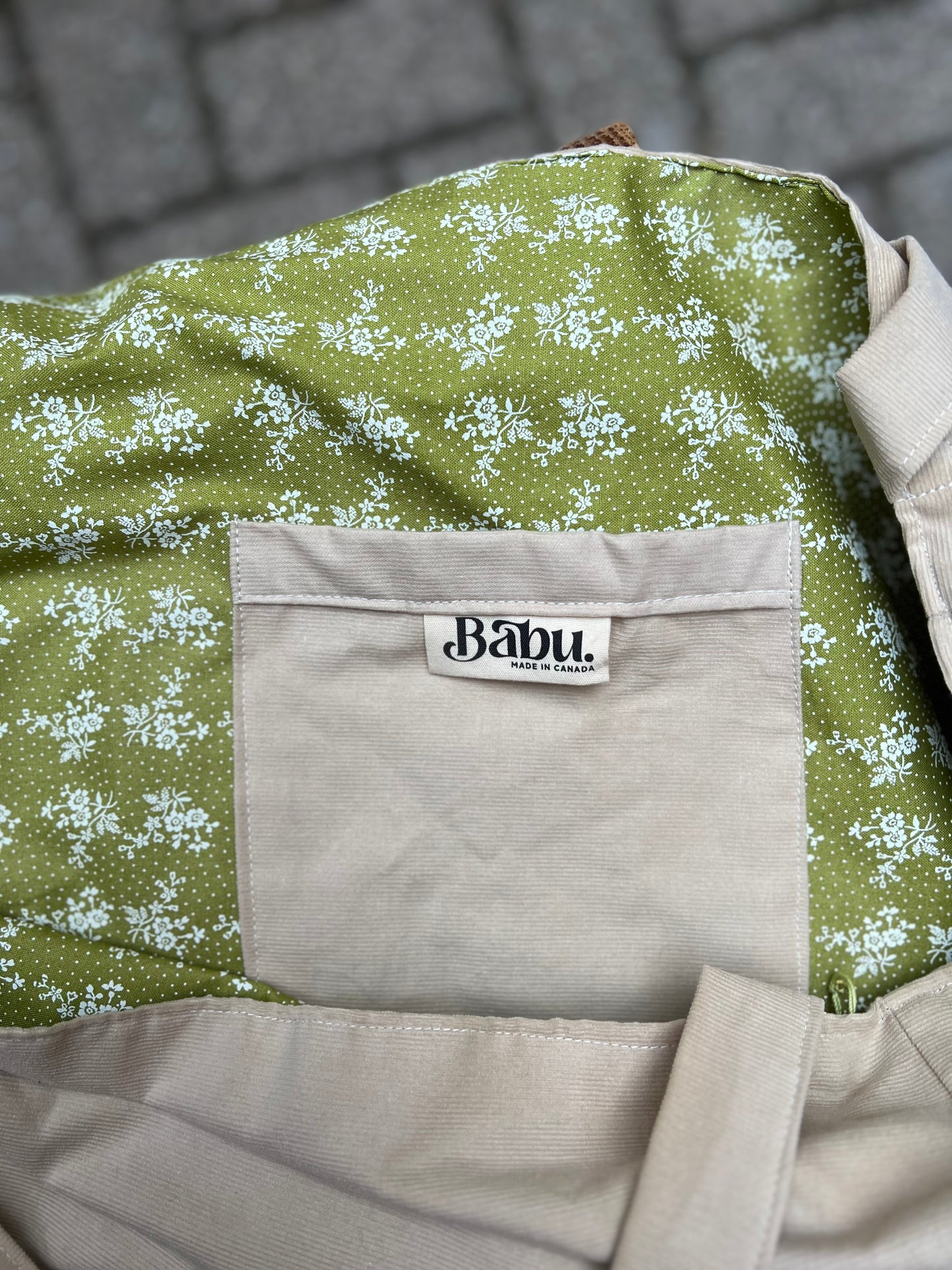 Cord & Cotton tote *vanilla